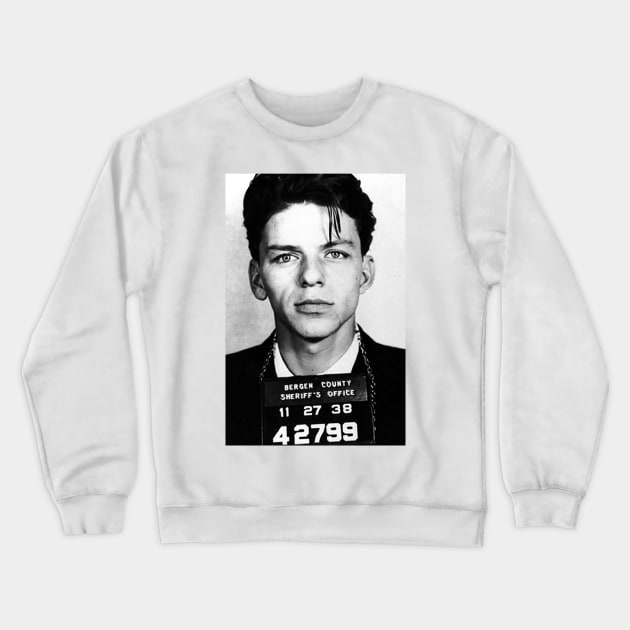 Frank Mugshot Print Crewneck Sweatshirt by warbotspecial